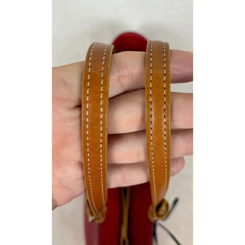 Coach Y2K Chelsea Red Pebbled Leather Shoulder Tote